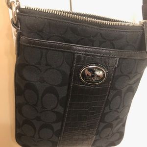 Black Coach crossbody